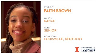 How does UIUC support Black and minority students Faith talks about her Black student community
