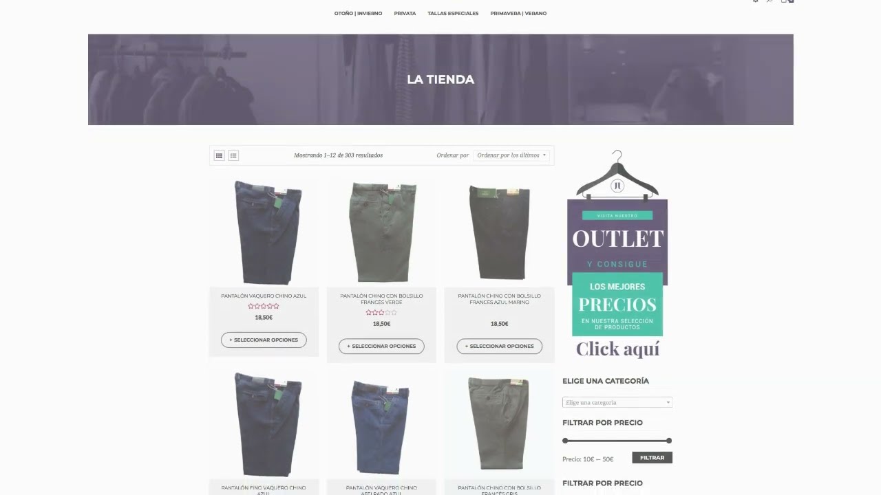 DISEÑO TIENDA ONLINE VALENCIA. E-COMMERCE ROPA MODA - YouTube