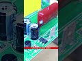 A POLYESTER CAPACITOR LEAKED THERE ARE CHEMICAL THIS