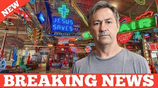 American Pickers! star Inside Robbie Wolfe’s $225K Iowa store featuring neon signs and antiques.