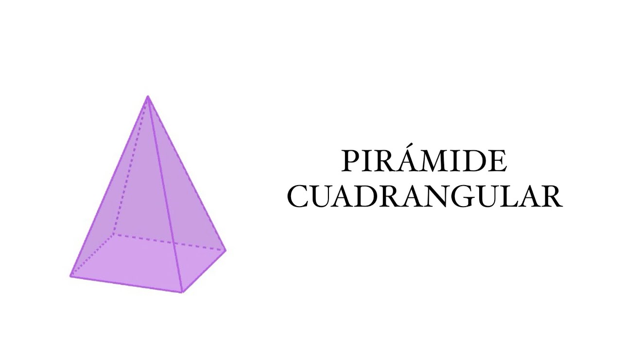Área, perímetro y volumen de una Pirámide Cuadrangular