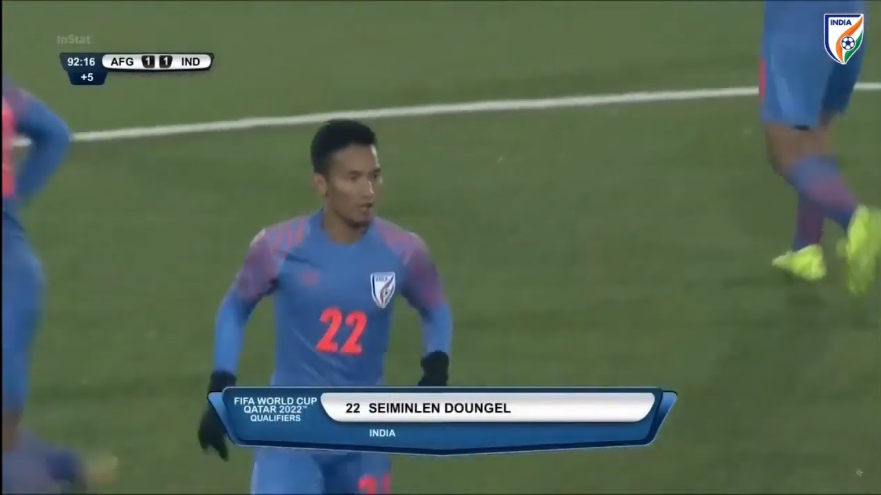 Len Kuki first international goal for team India || FIFA world Cup qualifier || Seiminlen Doungel