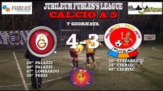 Jubileum Fubless League - Ca5 - 7 Giornata - Galatasaray - Rumeni Romani 4-3