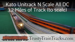 One Long Single Track - Kato Unitrack N Scale