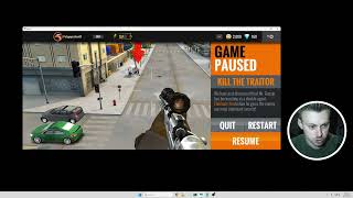 How to set control type to touch in Sniper 3D app screenshot 4