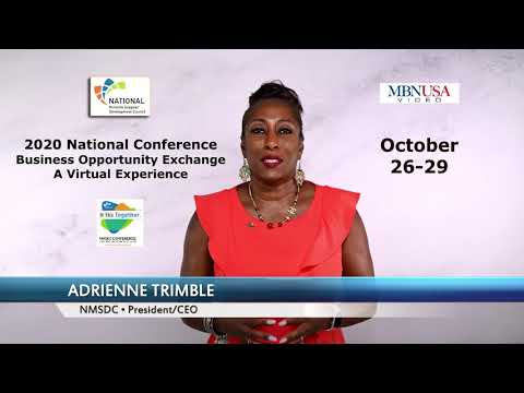 Former President and CEO Adrienne Trimble 2020 NMSDC ...