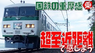 超至近距離で伊豆急の重厚感を味わおう