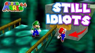 2 Idiots Defeating BOWSER in Super Mario 64 (Online/Multiplayer)