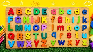 Learn ABC & abc | A to Z Alphabet for Beginners 🔤🌈 #alphabet
