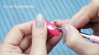 Дизайн ногтей на День святого Валентина 2019. Гель-лак и акрил. Студия Виктори, Кравченко Алла