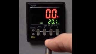 Omron H5CX_N Timer Basic Function Programming - YouTube