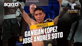 Boxeo Telemundo | José Soto vs. Ganigan “Maravilla” Lopez | Telemundo Deportes