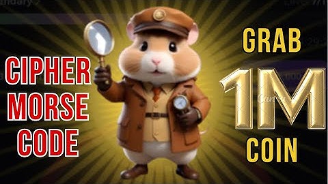 Hamster Kombat Daily Cipher Morse Code || 15/06/2024 || Claim 1,000,000 Coins Task Reward