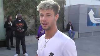 Cameron Dallas at NBA All Star Game talks about his game skills