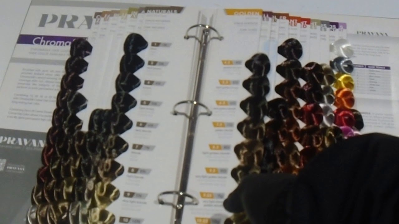 Pravana Color Swatch Chart