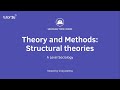 Sociological Theory: Structural Theories (Sociology Theory & Methods)