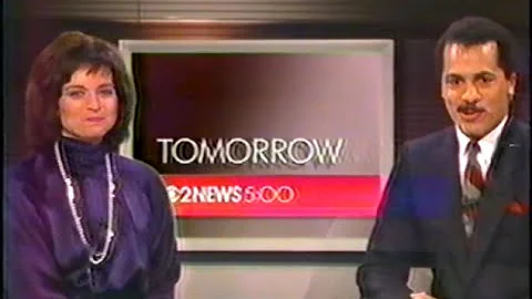 Lester Holt in 1985 WCBS-TV Complete Newscast