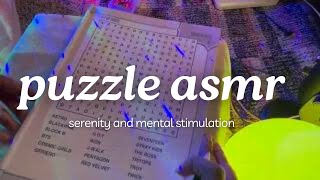 Whispering Word Puzzle & Gum Chewing ASMR | Relaxation & Brain Teasers