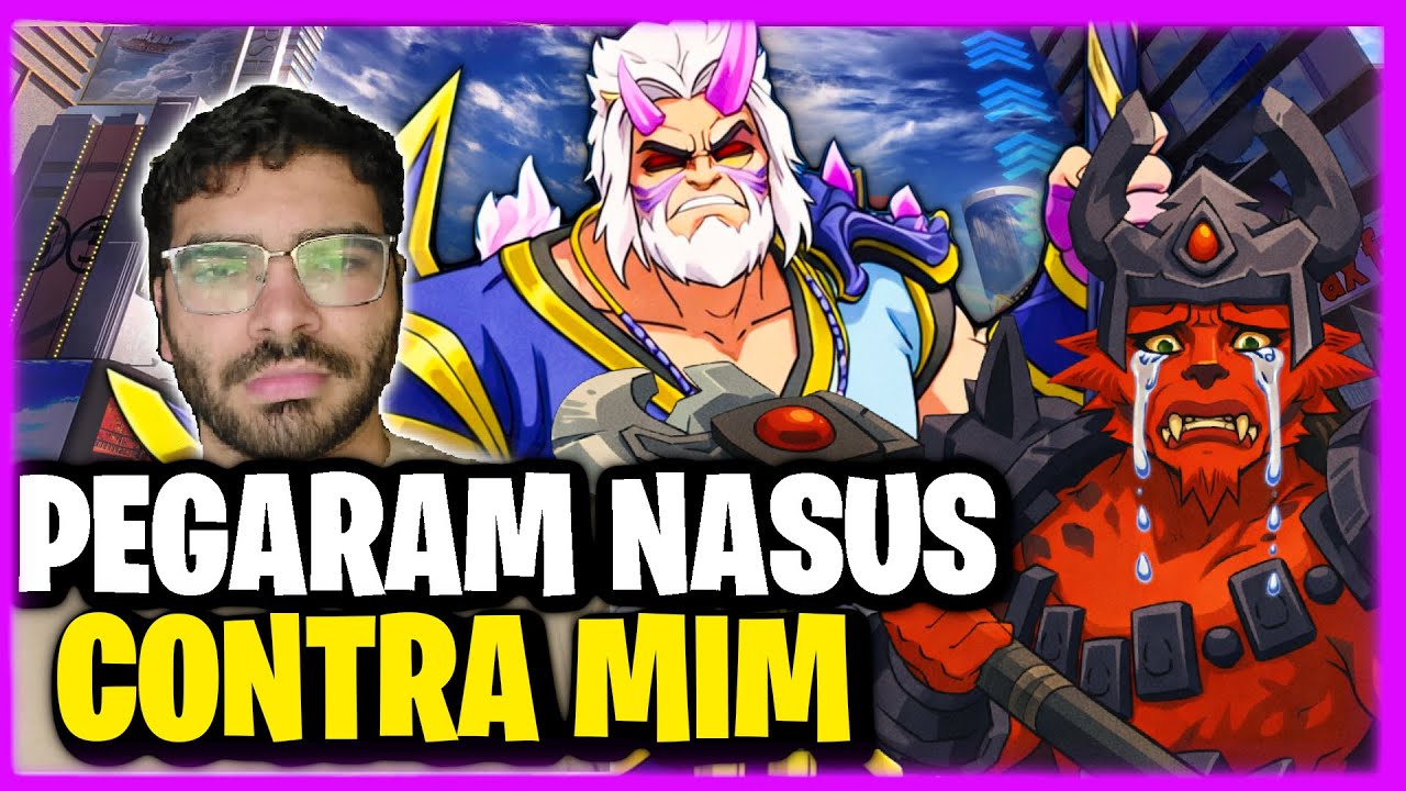 PEGARAM MEU MAIN CONTRA MIM | League of Legends | NASUS VS YORICK | TOP 1 Nasus BR