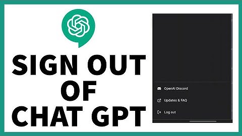 What is the process for signing out of the Chat GPT on iPhone?