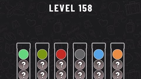 Ball Sort Puzzle Level 158 #ballsortpuzzle #ballsortpuzzlegameplay #puzzlegame #mobilegames