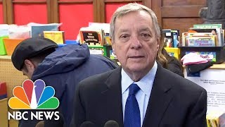 Senator Durbin Defends What He Heard During President Donald Trump's Immigration Meeting | NBC News screenshot 4