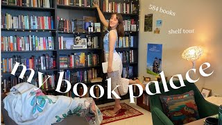 BOOKSHELF TOUR 🏰 a tour of my home library