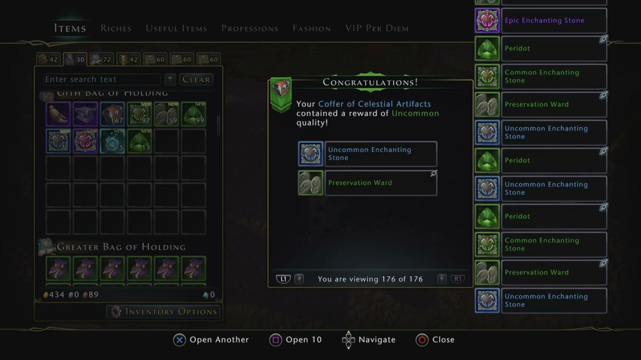 Neverwinter 2024 RNG Test PlayStation Live Server 340+Celestial Coffers