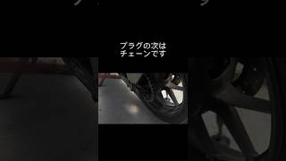 チェーン注油編と分けて動画を増やす方向なんてコスいオッサンだこと、ちゃんとクリーナー使った方がいいんだろうなぁ #automobile #バイク #ツーリング #整備