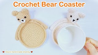 Famous Cute Crochet Bear Coaster - Bear Storage Box🧸 Wealth