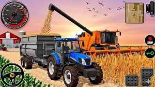Tractor Trolley Cargo Offroad Drive - Heavy Farming Vehicle Simulator 3D- Android Gameplay screenshot 2