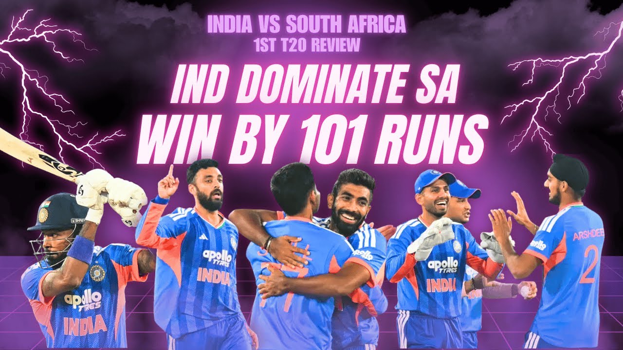 IND's BOWLERS THRASH SA TO MAKE SERIES 1-0! | IND vs SA 1ST T20 REVIEW |