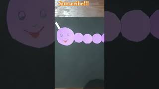 Full Pattern with shapes: Making a caterpillar #shorts #craft News