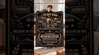 Custom Father & Son Blanket for Every Special Moment