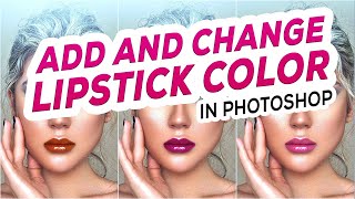 How to Add and Change Lipstick Color in Photoshop | Easy Tutorial screenshot 2