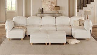 Celebrity Best Modular Sectional Sofa for Living Room || LLappuil Modular Sectional Sofa Wealth