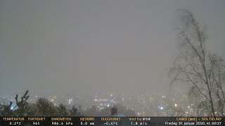 Timelapse Cam 2 - Natt til 31. januar 2020