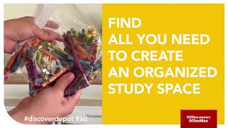 Tips for an organized, inspiring study space