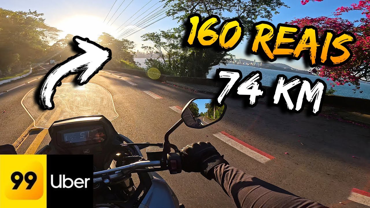 Fiz 160 REAIS na Uber Moto e 99 Moto e Rodei Apenas 74 KM!
