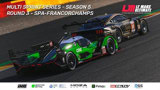RCI TV | LMU | Multi-Sprint Series - Season 5 | Round 3 - Spa-Francorchamps | Live Commentary