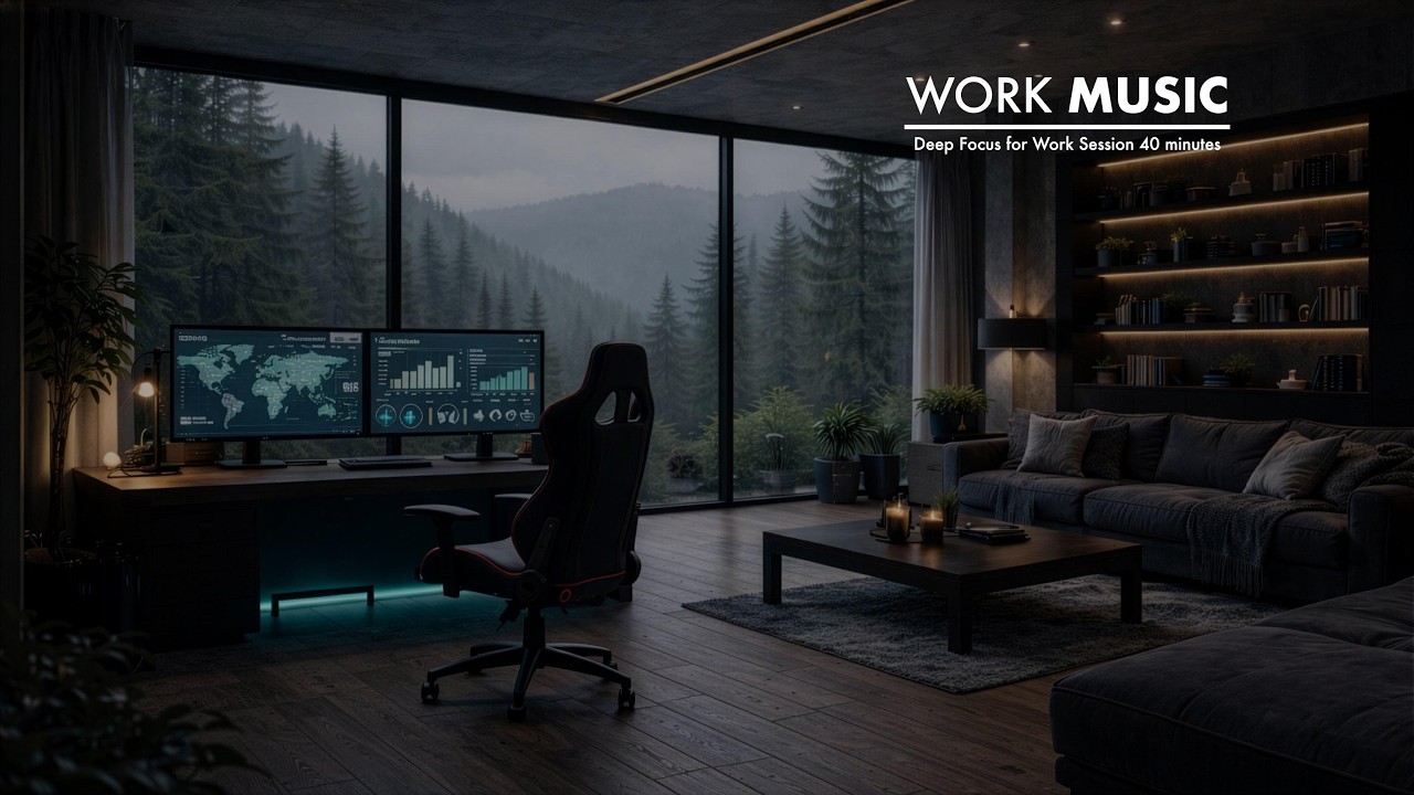 Deep Focus for Work Session 40 minutes | Piano, Lo-Fi & Ambient Atmospheres