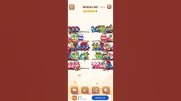 bird sort 2 color puzzle solution niveau 513 #games #gaming #puzzle #puzzlegame #androidgames