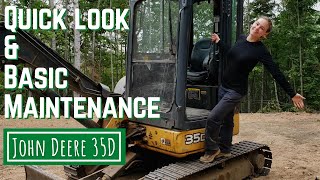 JOHN DEERE 35D - Quick look and BASIC maintenance