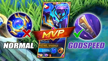 ZHASK GODSPEED BUILD FOR SOLO HIGH RANKED GAME!! - TOP GLOBAL ZHASK