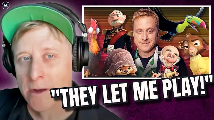 How Alan Tudyk became a voice actor in every DISNEY movie and some of the Funniest Animal Voices!
