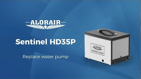 Sentinel HD35P Dehumidifier Replace Water Pump - AlorAir