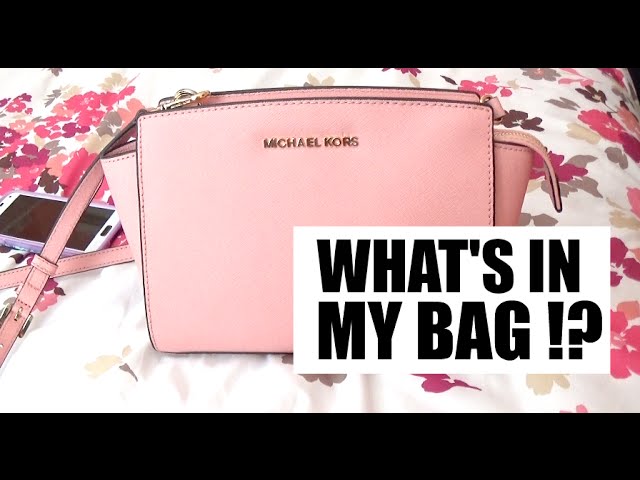 Michael Kors Selma Crossbody Review & whats in my bag with mod