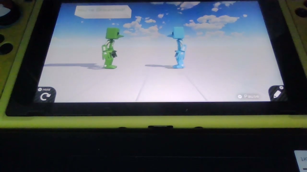 A grounded scene in Game Builder Garage?!