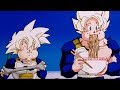 Dragon ball z  sangohan et sangoku sortent de la salle du temps