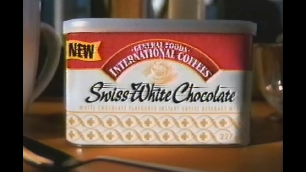 1997 General Foods International Coffees Swiss White Chocolate Commercial YouTube